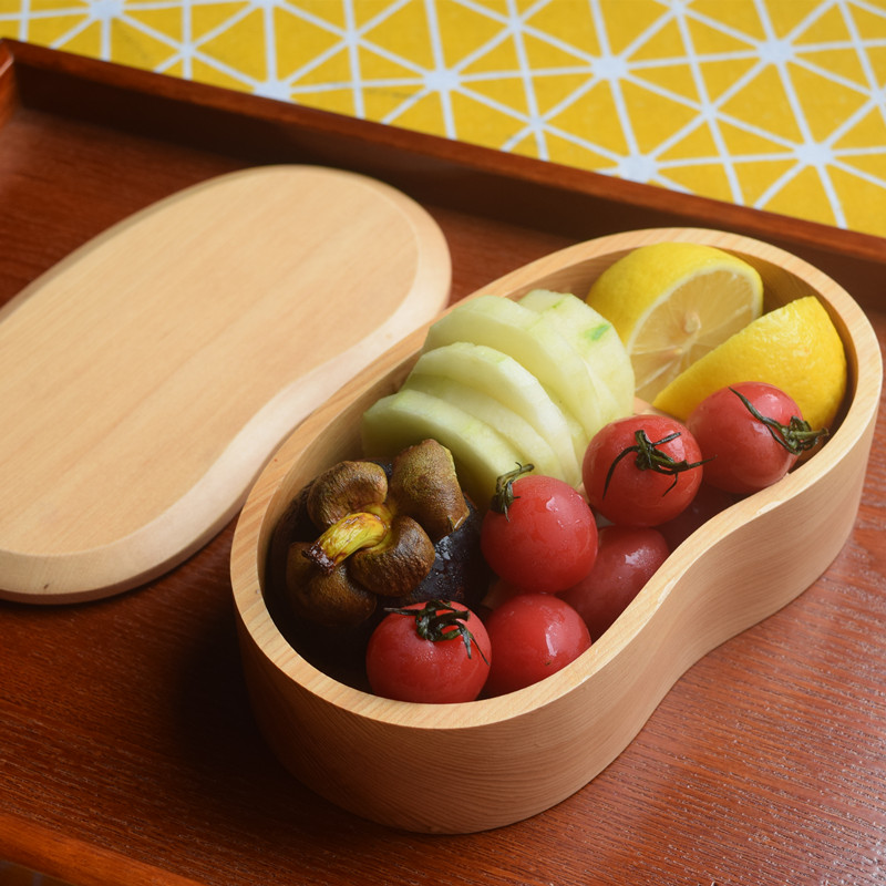 天然木製弁当箱