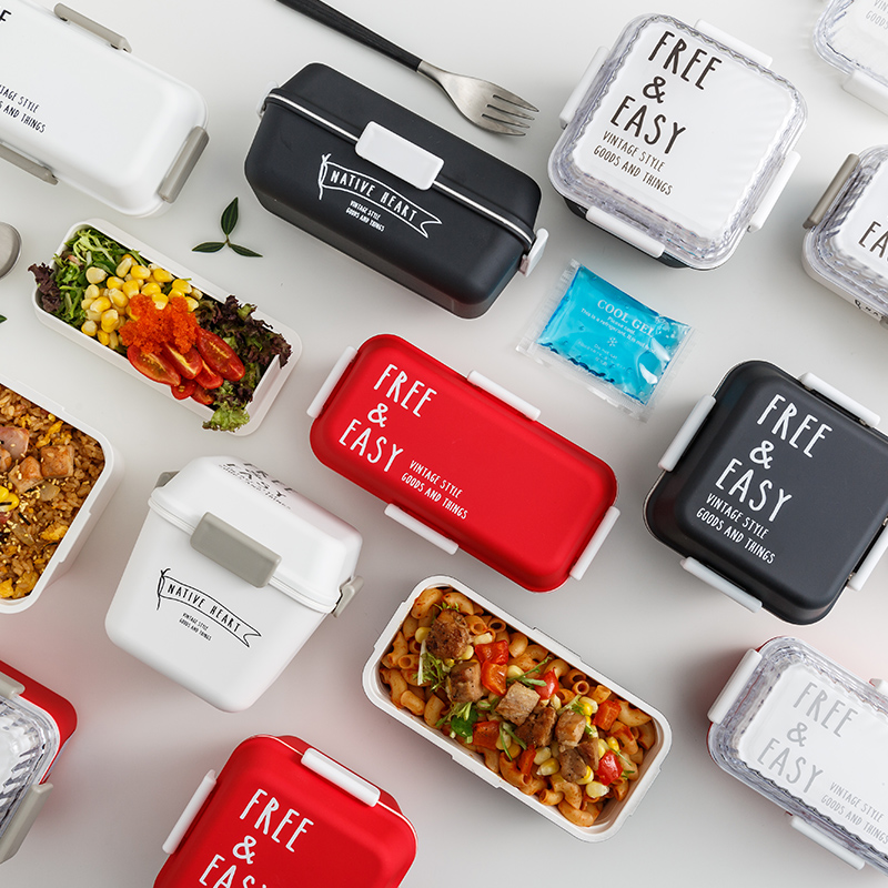 ナチュラル二段式お弁当箱