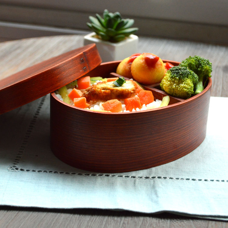 天然木曲げわっぱ弁当箱