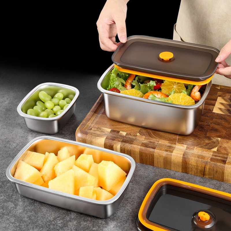 ステンレス製スリム弁当箱
