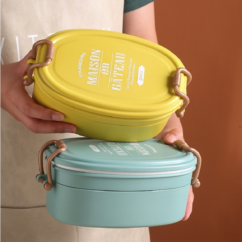 二段式おしゃれスリム弁当箱