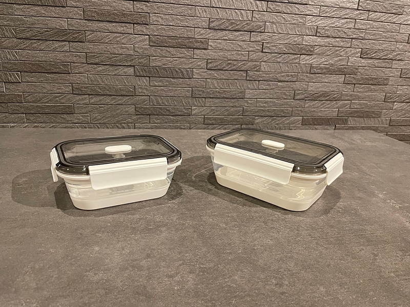 折りたたみ式レンジ対応弁当箱 シリコン保存容器