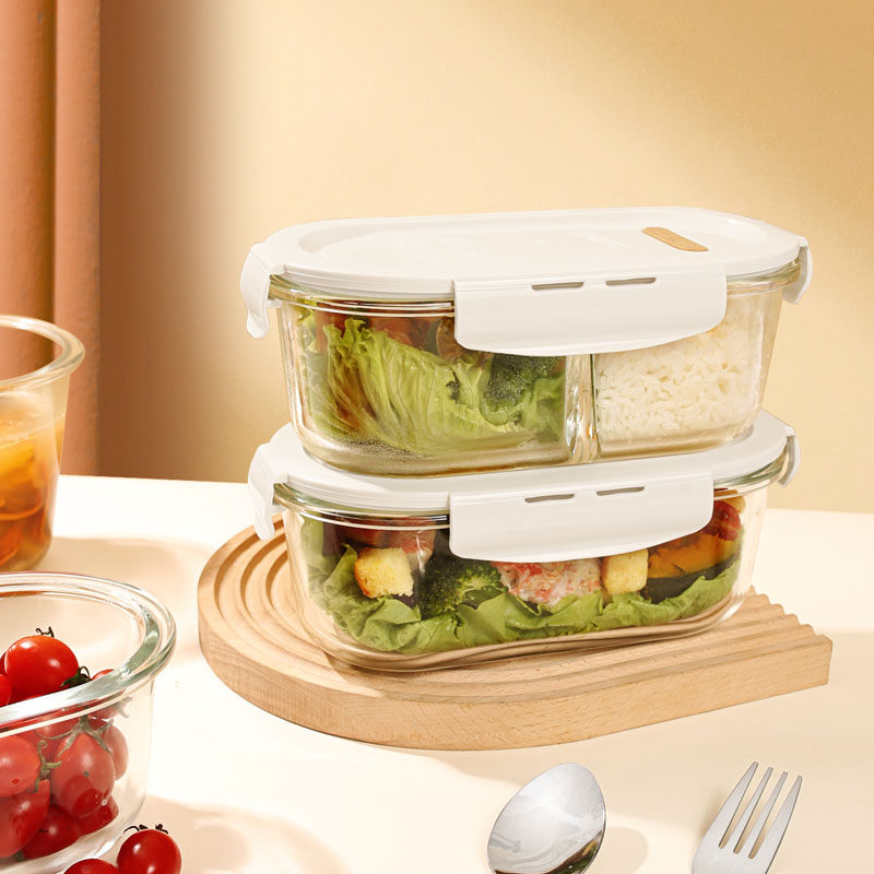 耐熱ガラス製レンジ対応弁当箱