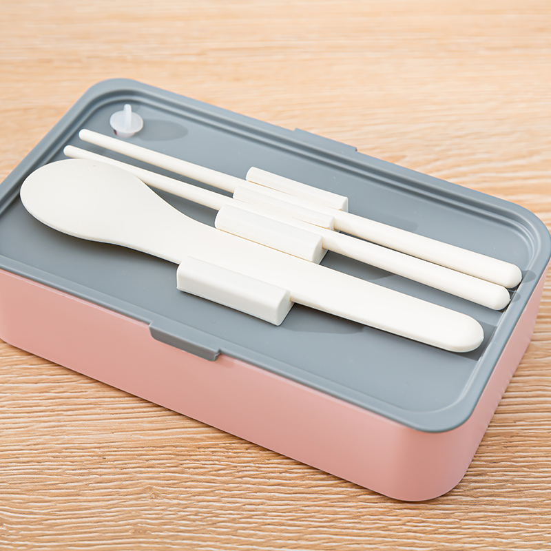 専用箸付き積み重ね式2段弁当箱