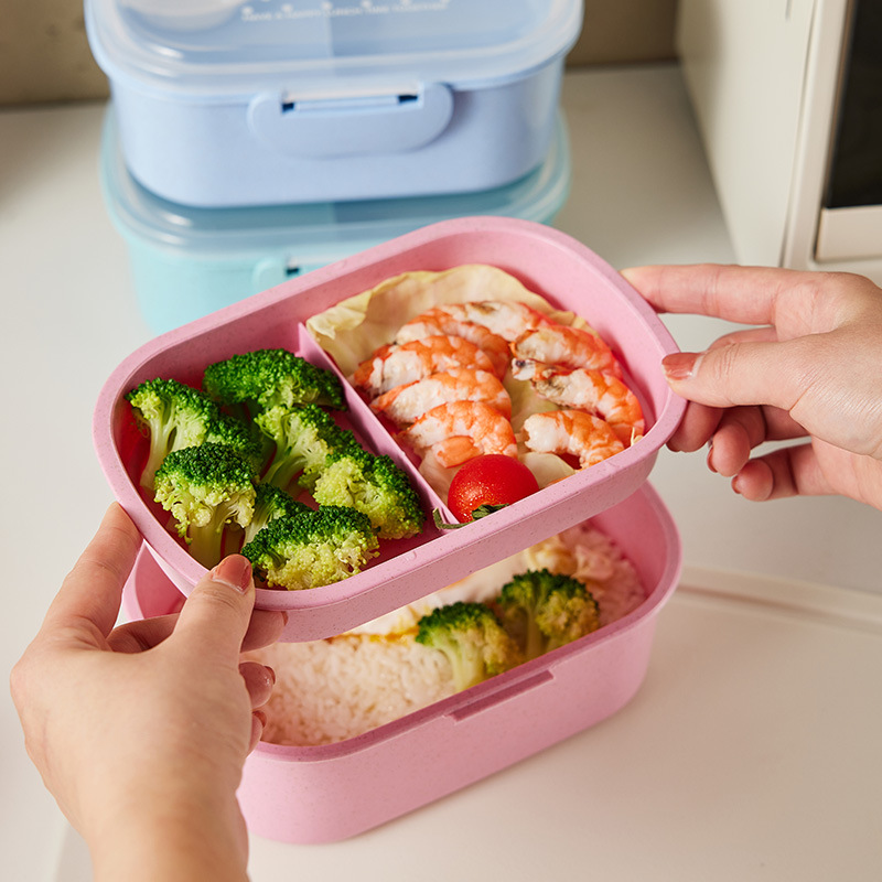 仕切り付きコンパクト弁当箱