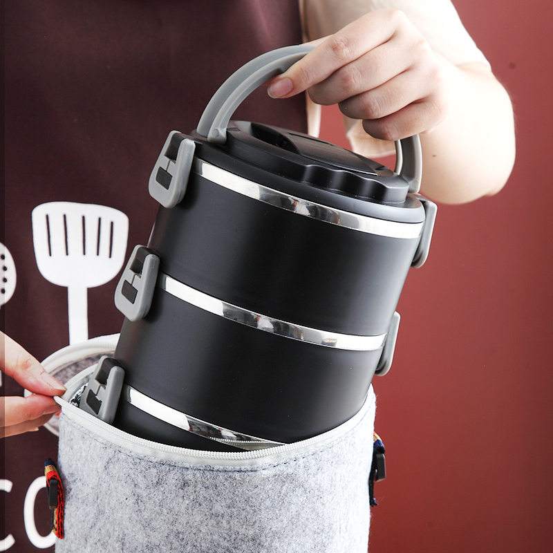 多層式真空断熱保温弁当箱