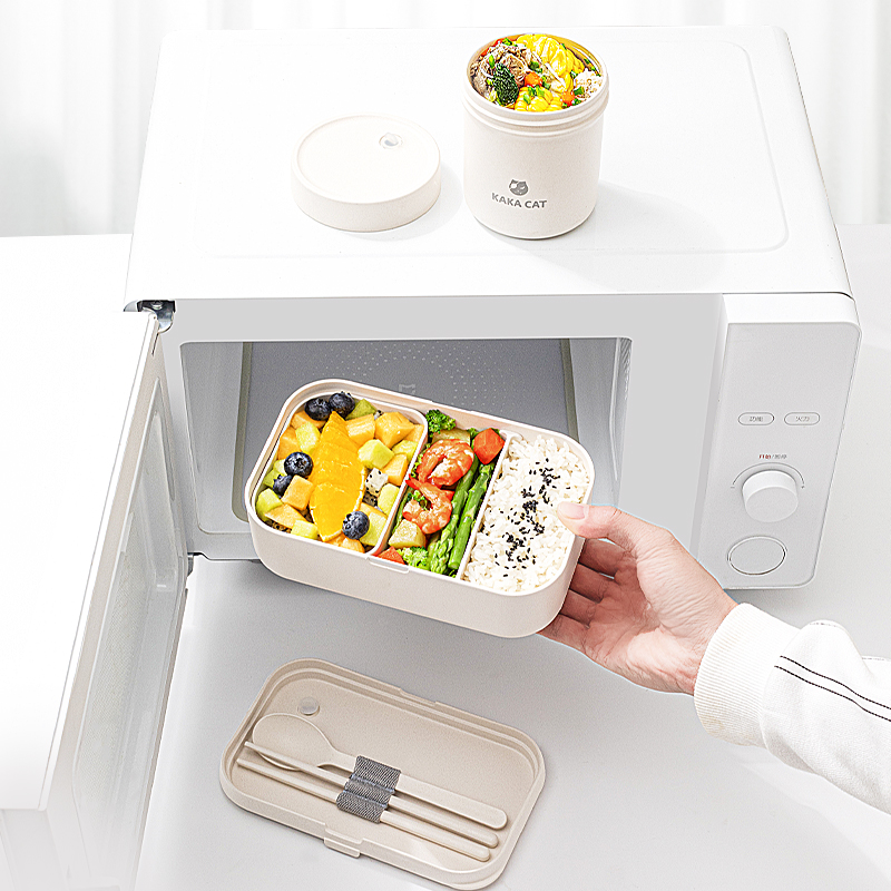 多機能収納袋付きレンジ対応弁当箱