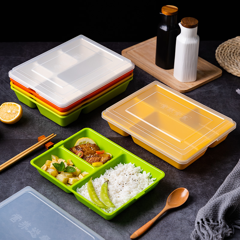 三仕切りスリム弁当箱