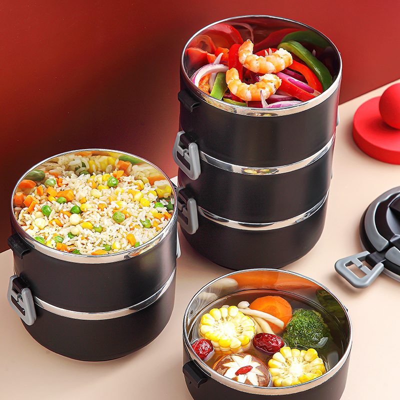 多層式真空断熱保温弁当箱