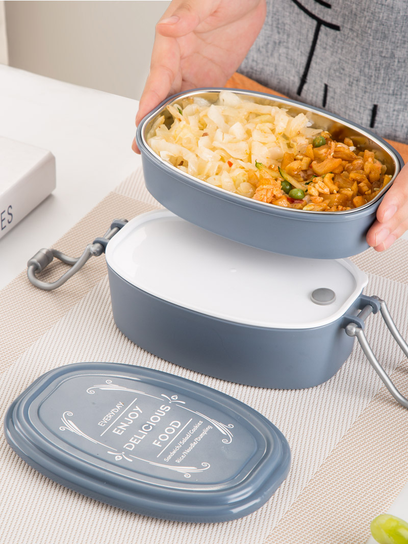 二段式ステンレス保温弁当箱