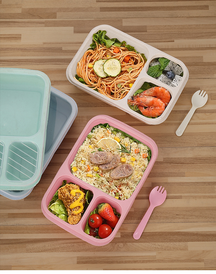 仕切り付きコンパクト弁当箱