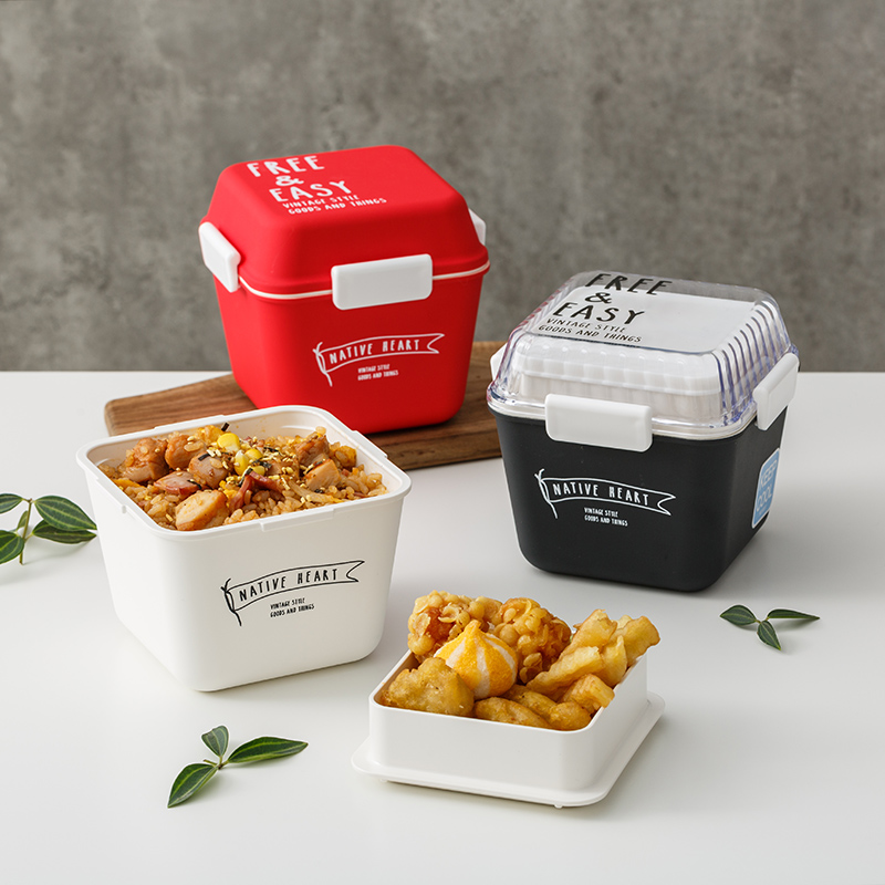 ナチュラル二段式お弁当箱