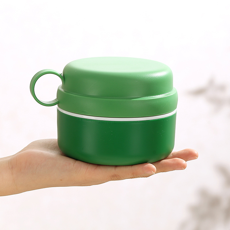 持ち手付き丸型レンジ対応弁当箱