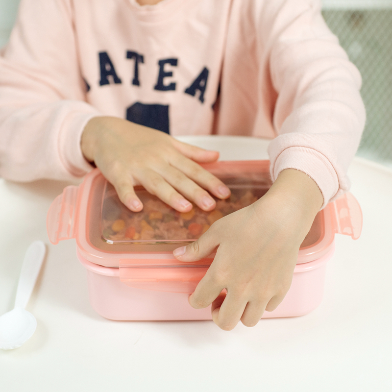 密閉式コンパクトスリム弁当箱