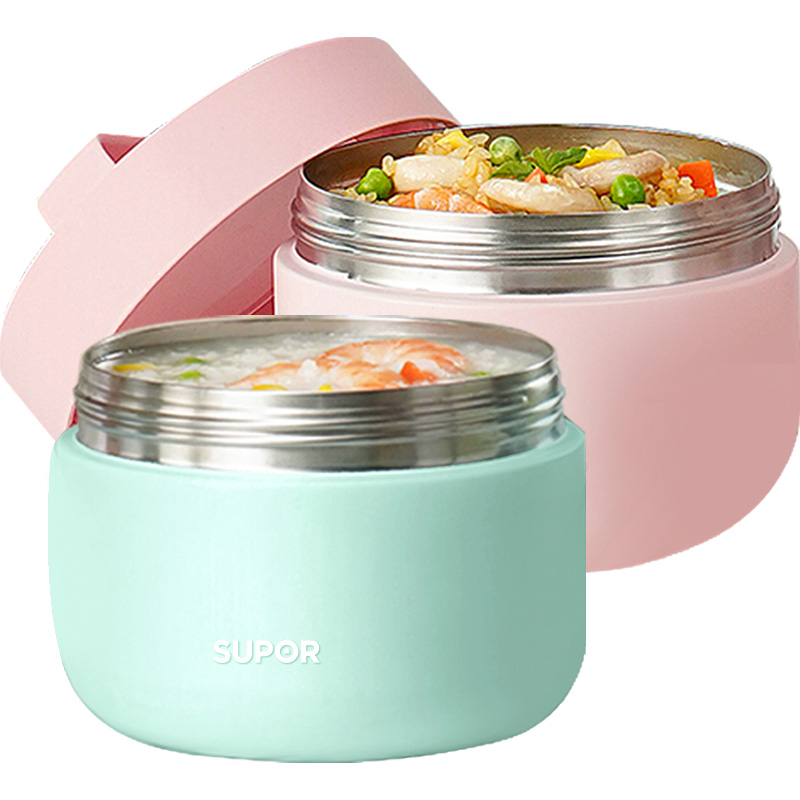真空丸型保温弁当箱