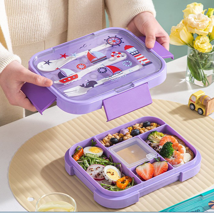 仕切り付きスリム弁当箱