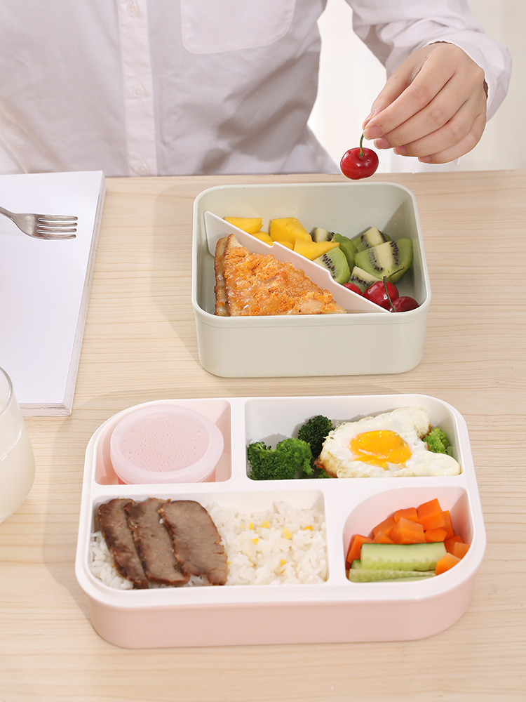 仕切り付き電子レンジ対応弁当箱