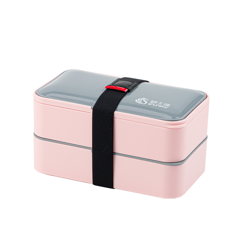 専用箸付き積み重ね式2段弁当箱