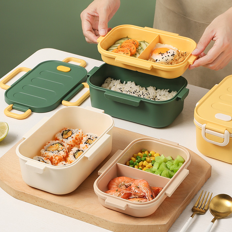 仕切り付き電子レンジ対応弁当箱