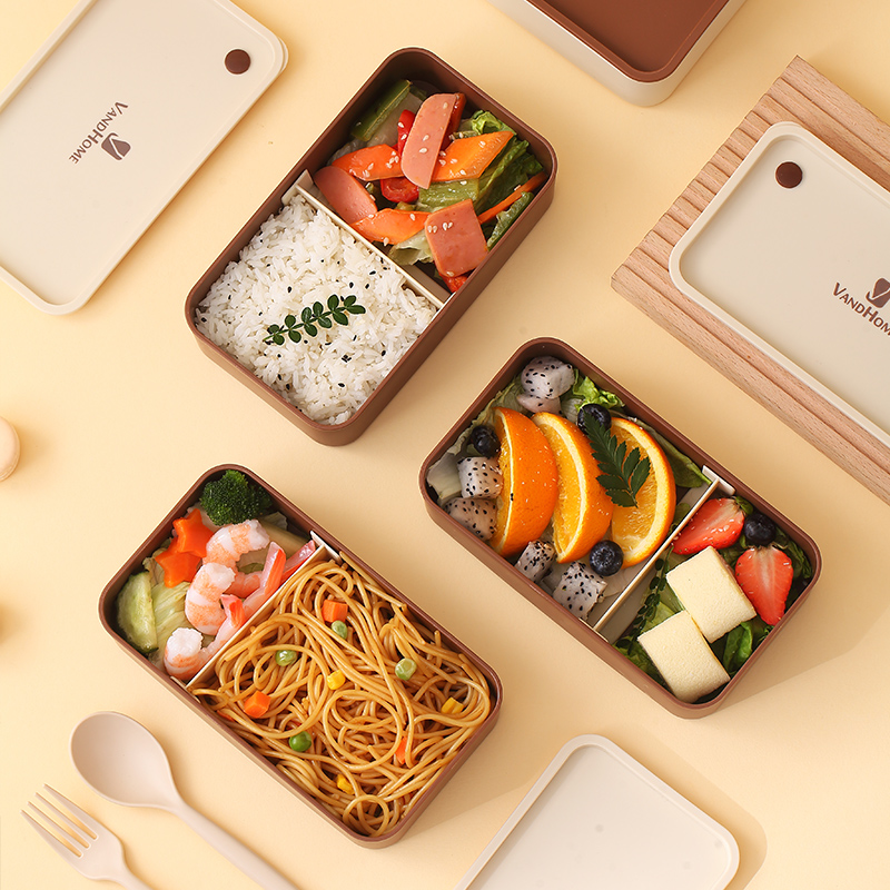 仕切り付き電子レンジ対応弁当箱