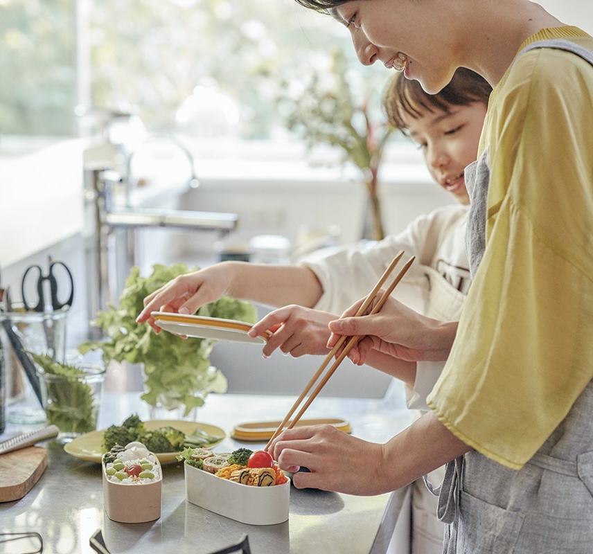 楕円形スリム弁当箱