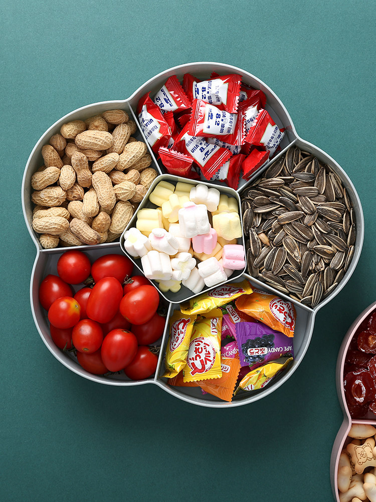 弁当箱 花型分格式おやつ収納弁当箱