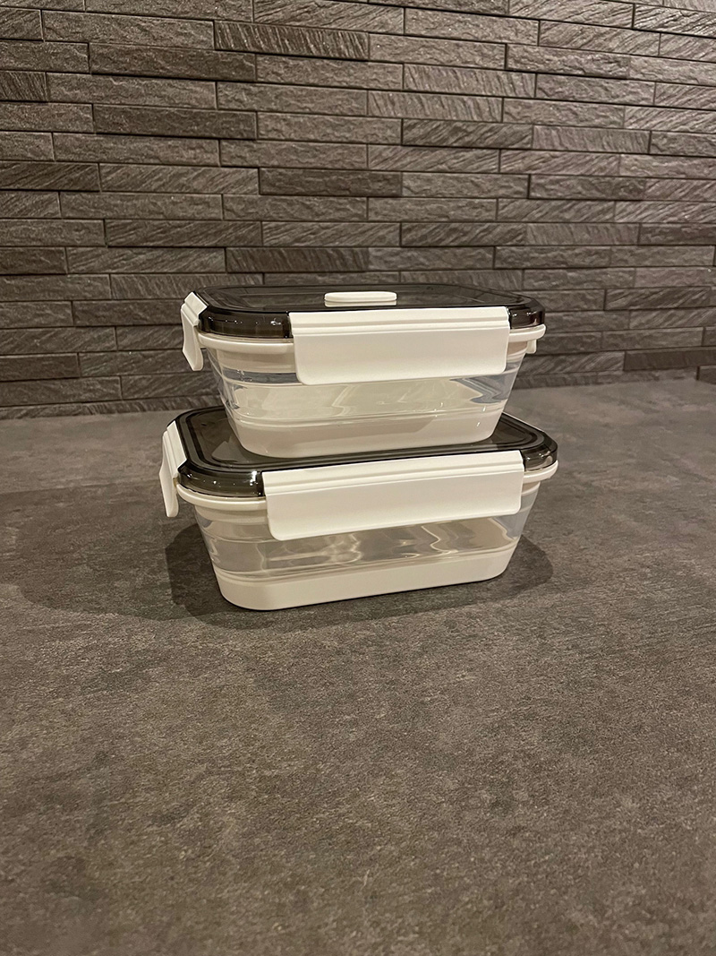 折りたたみ式レンジ対応弁当箱 シリコン保存容器