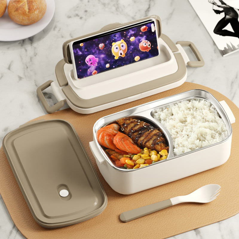 多機能携帯用保温二段式弁当箱