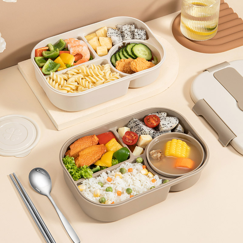 仕切り付き電子レンジ対応弁当箱