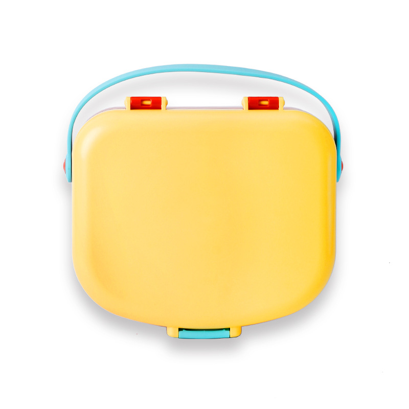 取っ手付き多段仕切りスリム弁当箱