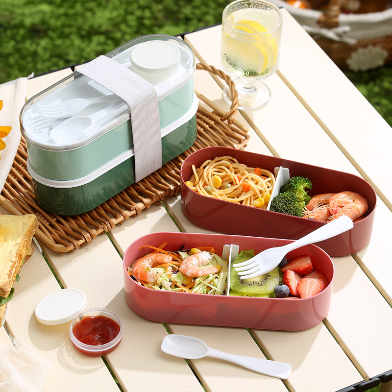 仕切り付きスリム弁当箱