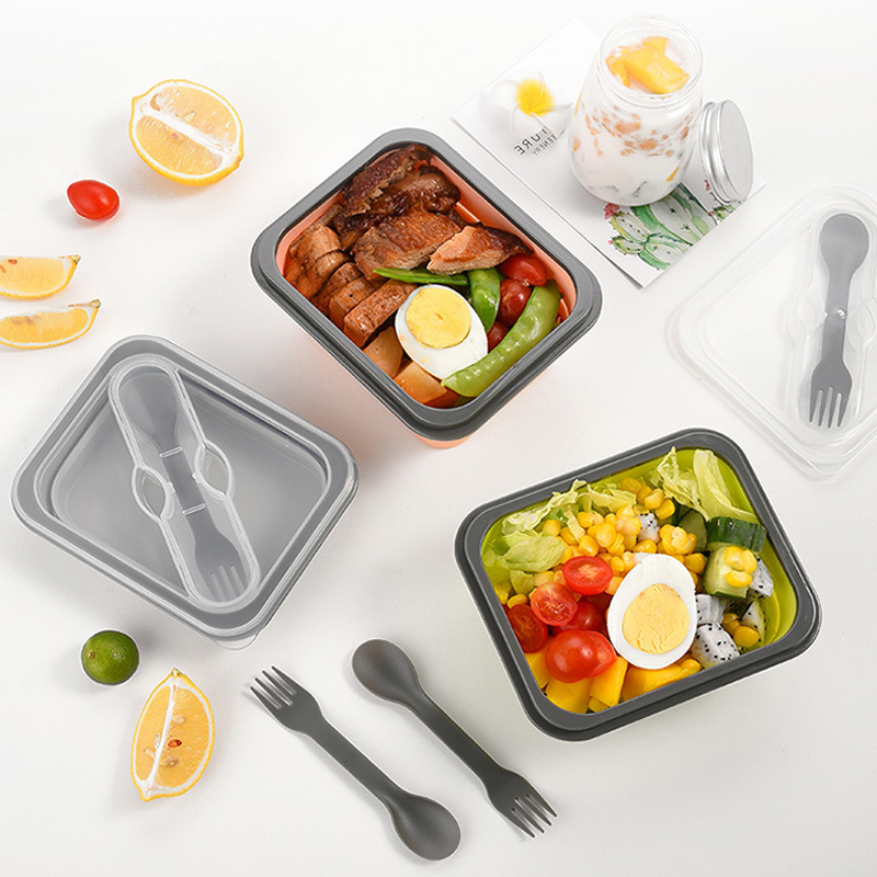 透明蓋付き電子レンジ対応弁当箱