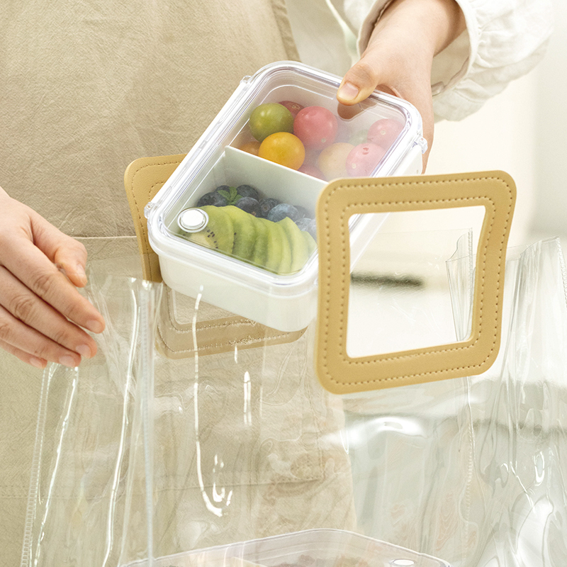 仕切り付き電子レンジ対応弁当箱