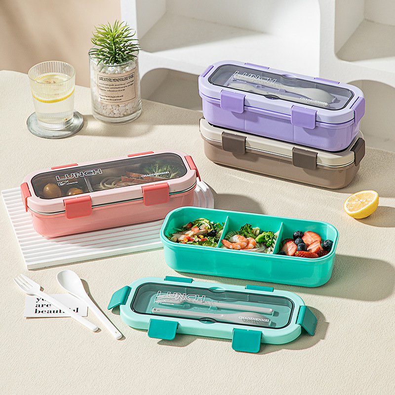 仕切り付き電子レンジ対応保存容器