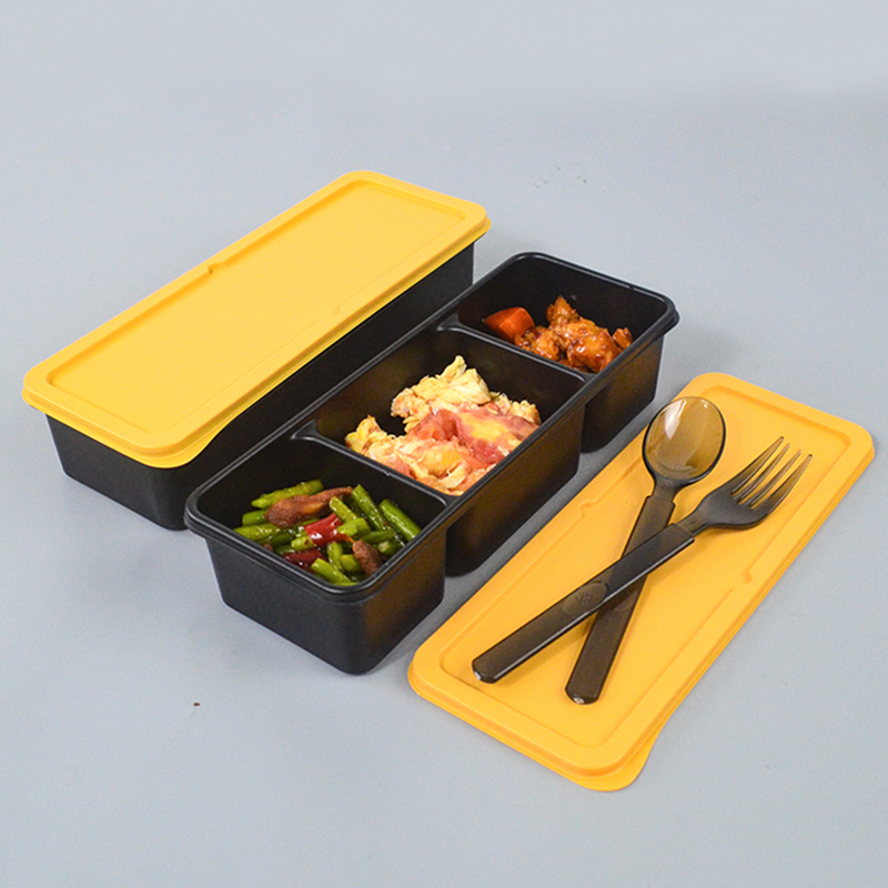 弁当箱 三段重ね多層式縦型弁当箱