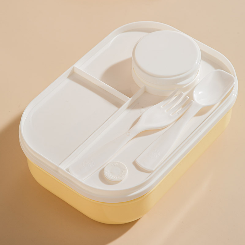 弁当箱 くま柄多段式縦型弁当箱