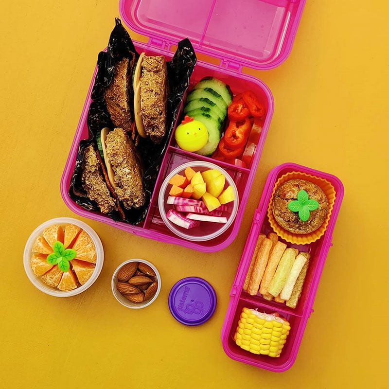 仕切り付きスリム弁当箱