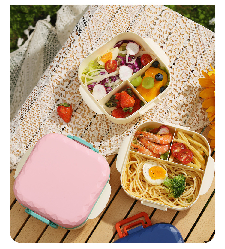 仕切り付きスリム弁当箱