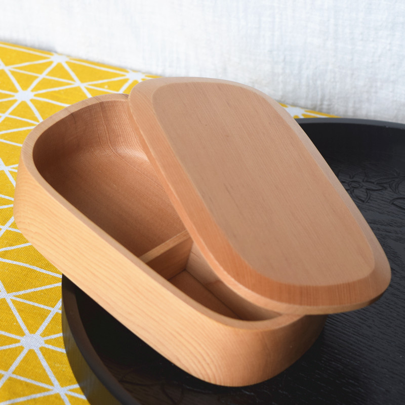 天然木製弁当箱