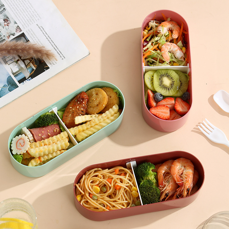 仕切り付きスリム弁当箱