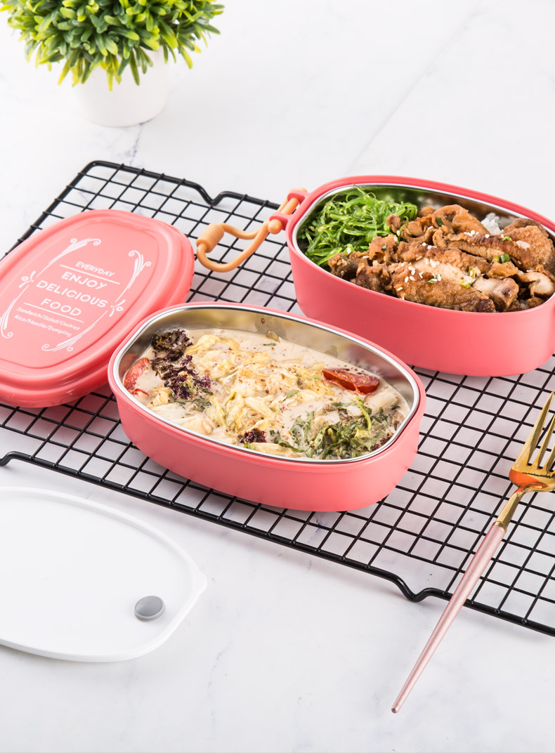 二段式ステンレス保温弁当箱