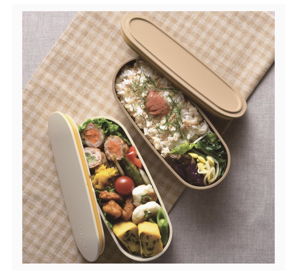 楕円形スリム弁当箱