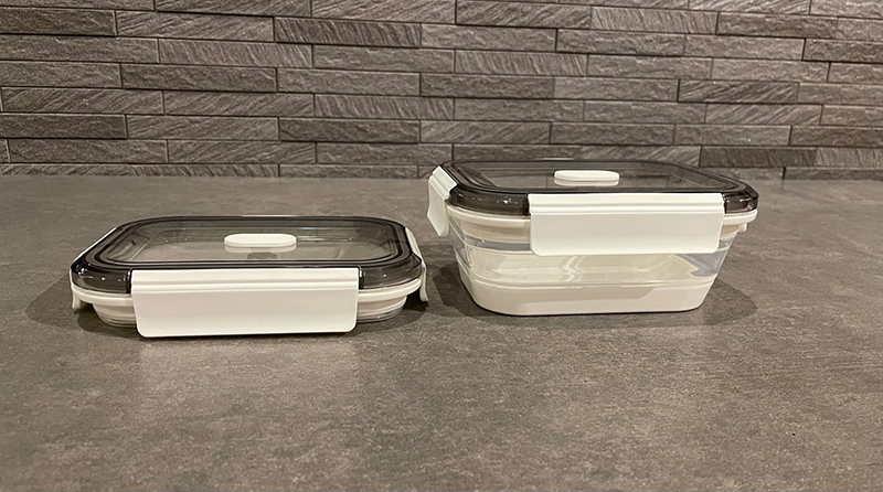 折りたたみ式レンジ対応弁当箱 シリコン保存容器