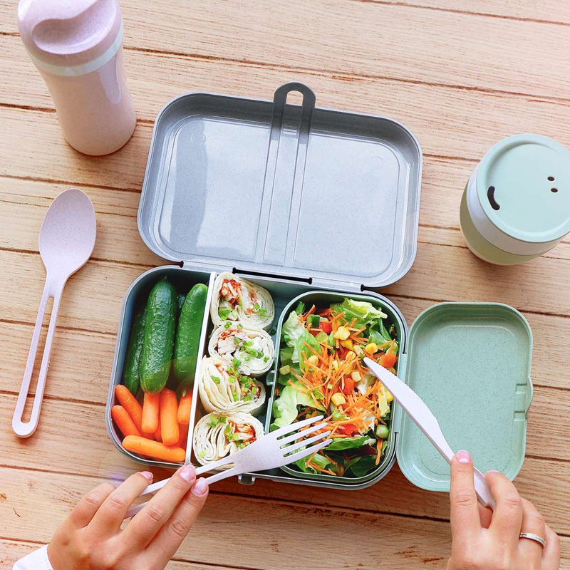 仕切り付きスリム弁当箱