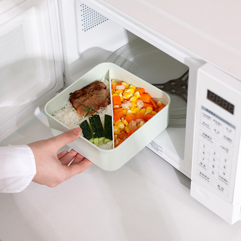 仕切り付き電子レンジ対応弁当箱