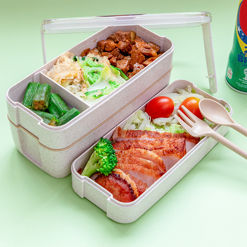 仕切り付き3段弁当箱