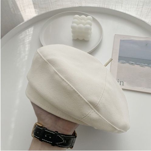 ウール風ベレー帽 女性用 秋冬 韓国風 5色展開