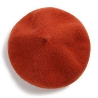 上質ウール素材のふんわりシンプルベレー帽