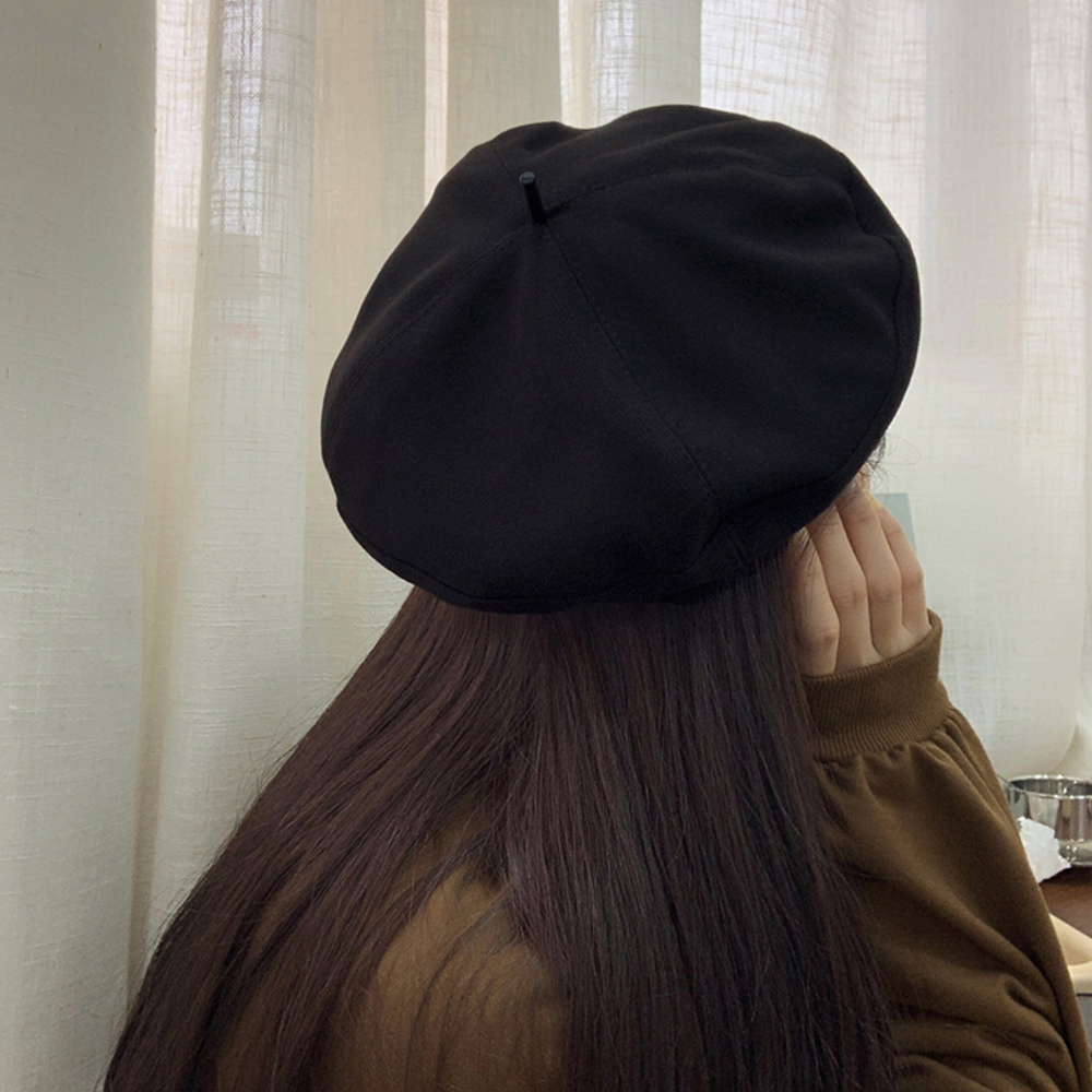 ウール風ベレー帽 女性用 秋冬 韓国風 5色展開
