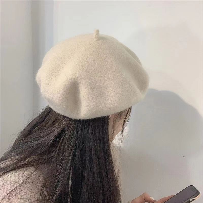 ベレー帽 上質ウール素材のクラシック定番ベレー帽